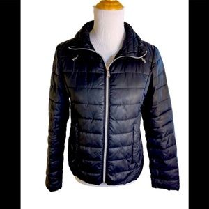 EverLast black quilted puffy coat
